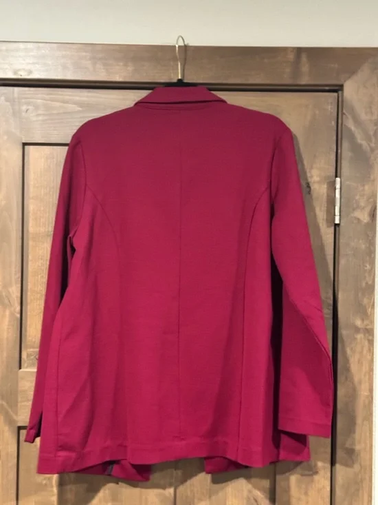 Liverpool Raspberry Open-Front Blazer Jacket - Picture 2 of 2